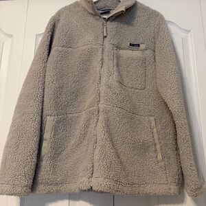 Columbia Beige Sherpa Fleece Jacket